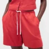 6" bekväma shorts i linneblandning