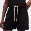 6" bekväma shorts i linneblandning