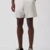 7,5" Shorts i linne-bomullsblandning