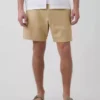 7,5" Shorts i linne-bomullsblandning