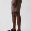7,5" Shorts i linne-bomullsblandning