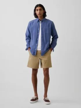7" avslappnade shorts