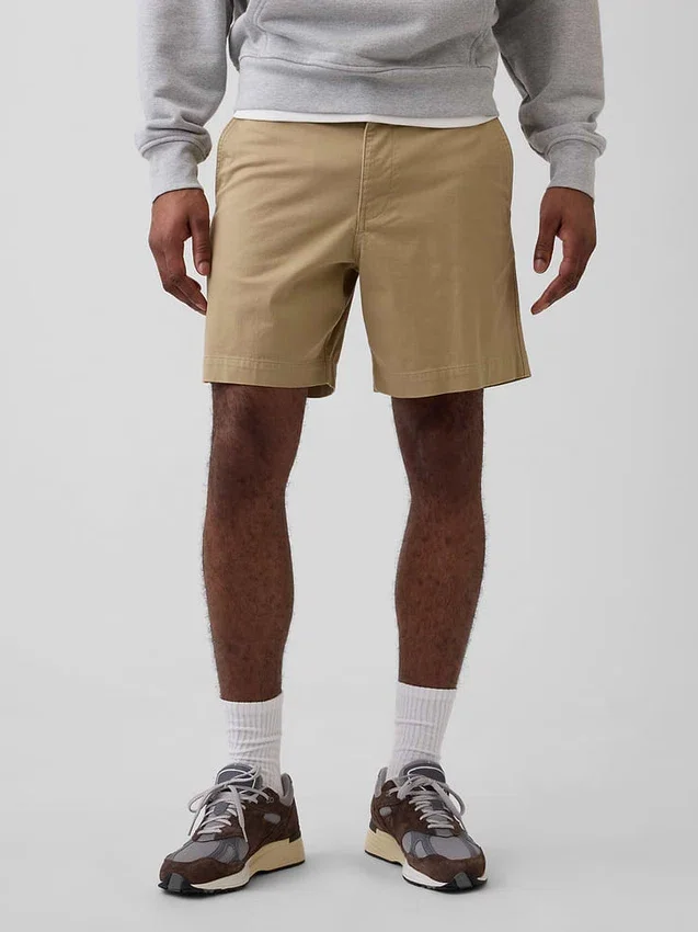 7" avslappnade shorts