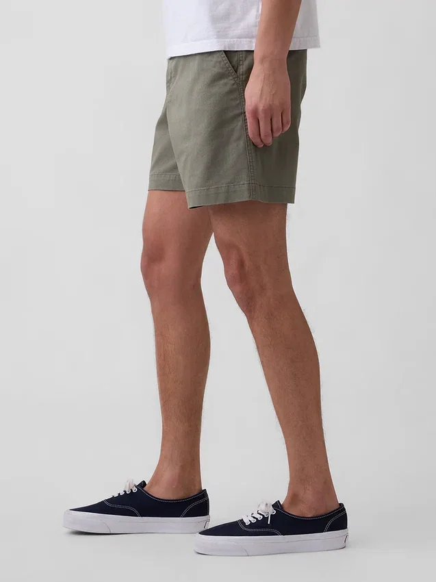 7" avslappnade shorts