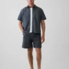7" avslappnade shorts i poplin