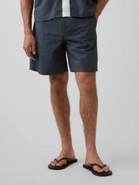 7″ avslappnade shorts i poplin