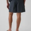 7" avslappnade shorts i poplin