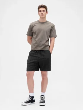 7" strukturerade, bekväma Shorts