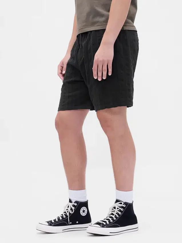 7" strukturerade, bekväma Shorts