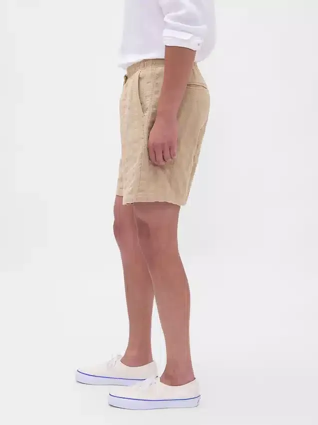 7" strukturerade, bekväma Shorts