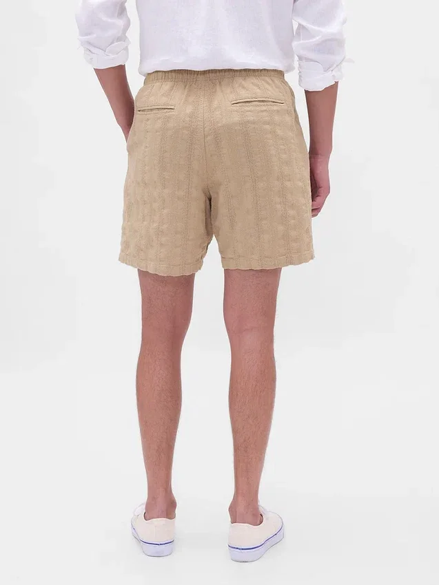 7" strukturerade, bekväma Shorts