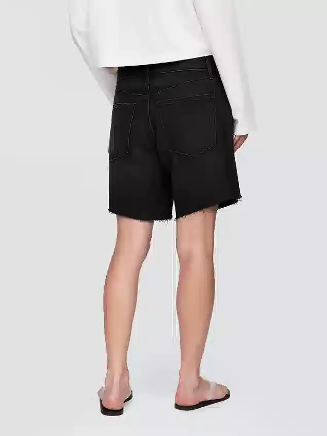 8" Bermudashorts i lös passform med medelhög midja i 90-talsstil