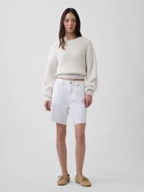 8" Bermudashorts med medelhög midja, ultramjuk och lös passform