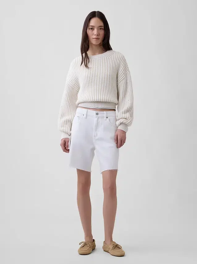8" Bermudashorts med medelhög midja, ultramjuk och lös passform
