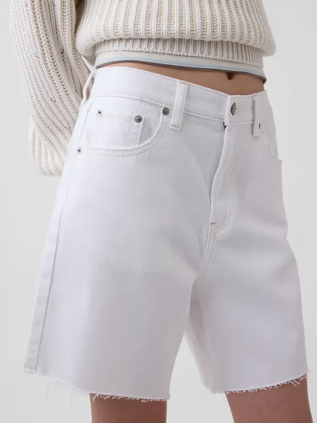 8" Bermudashorts med medelhög midja, ultramjuk och lös passform