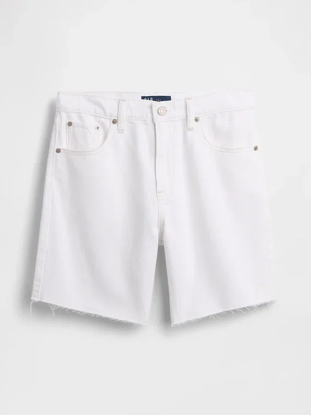 8" Bermudashorts med medelhög midja, ultramjuk och lös passform