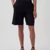 9" lågmidjade shorts i linneblandning