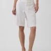 9" lågmidjade shorts i linneblandning