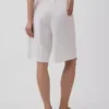 9" lågmidjade shorts i linneblandning
