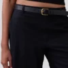 9" lågmidjade shorts i linneblandning