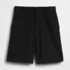9" lågmidjade shorts i linneblandning
