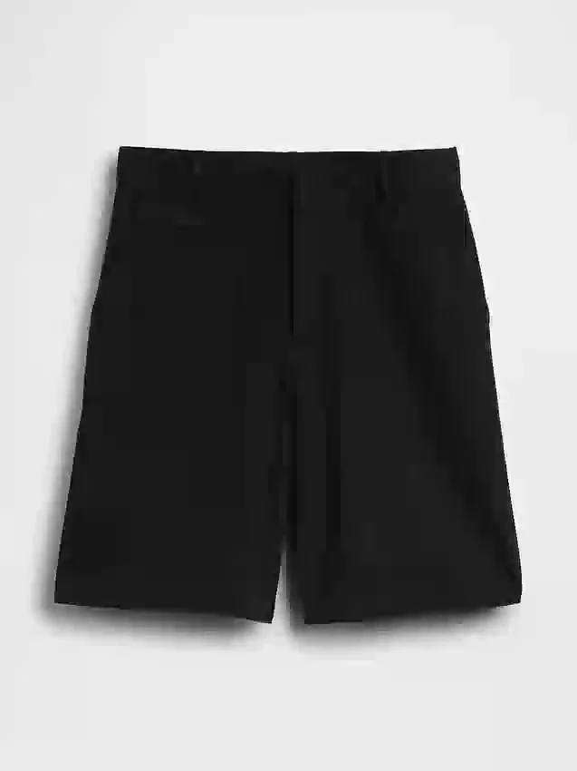 9" lågmidjade shorts i linneblandning