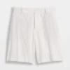 9" lågmidjade shorts i linneblandning