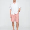 9" linne-bomullsshorts