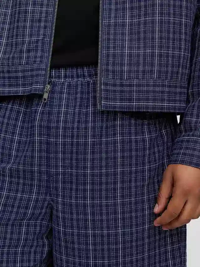 9" linne-bomullsshorts