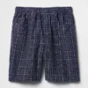 9" linne-bomullsshorts