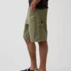9" lösa denimshorts i snickarstil