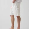 9" lösa denimshorts i snickarstil
