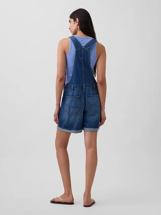 90-talsinspirerade lösa denimshorts