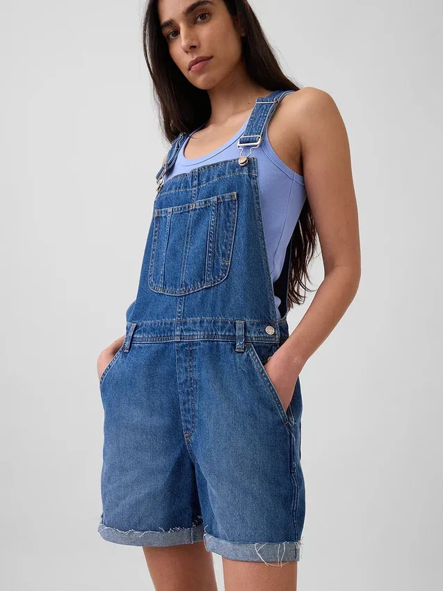 90-talsinspirerade lösa denimshorts