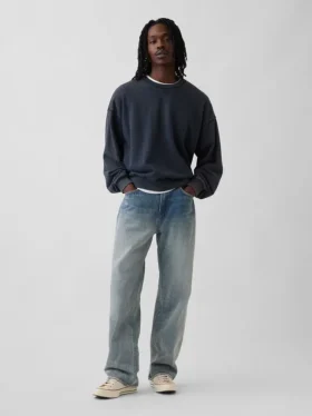 90-talsinspirerade lösa Jeans