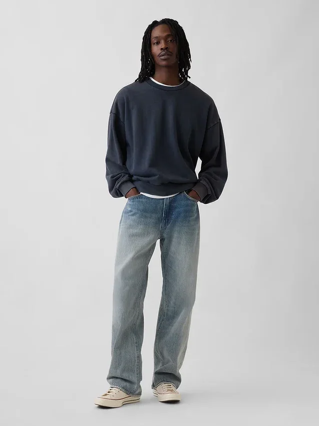 90-talsinspirerade lösa Jeans