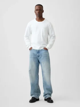 90-talsinspirerade lösa Jeans