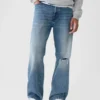 90-talsinspirerade lösa Jeans