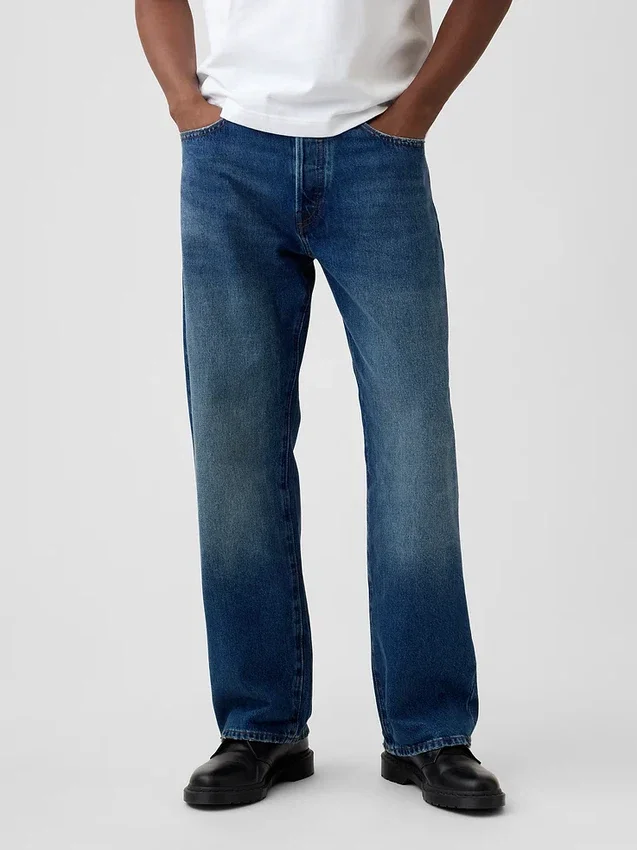 90-talsinspirerade lösa Jeans