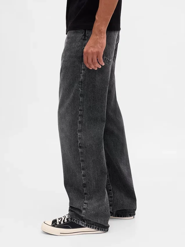 90-talsinspirerade lösa Jeans