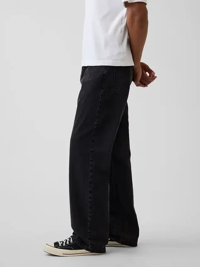 90-talsinspirerade lösa Jeans