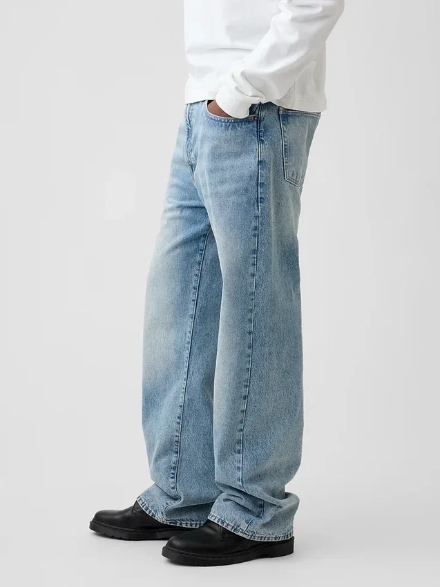 90-talsinspirerade lösa Jeans