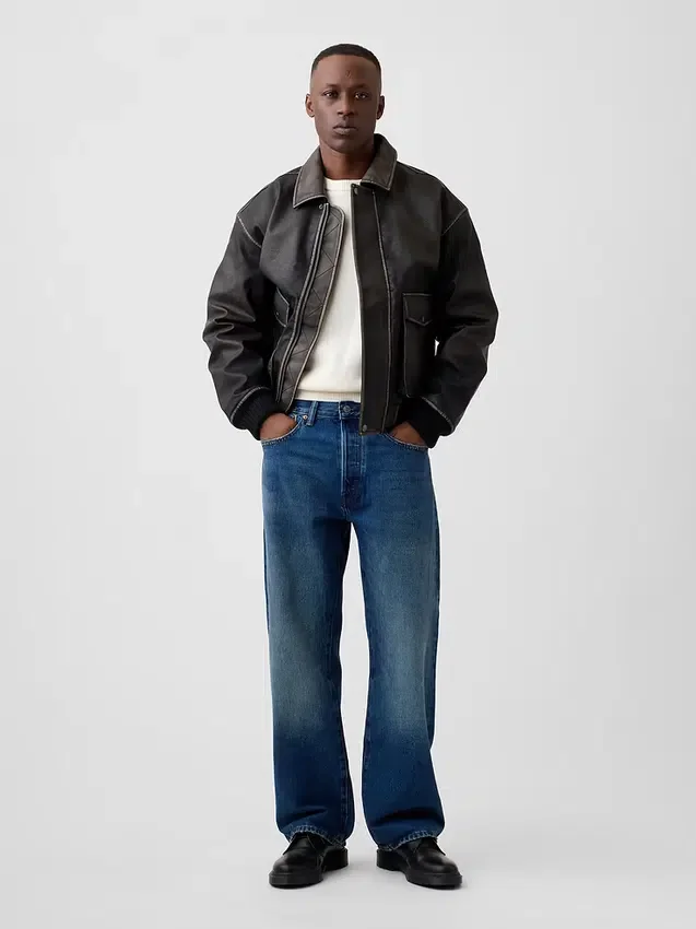 90-talsinspirerade lösa Jeans