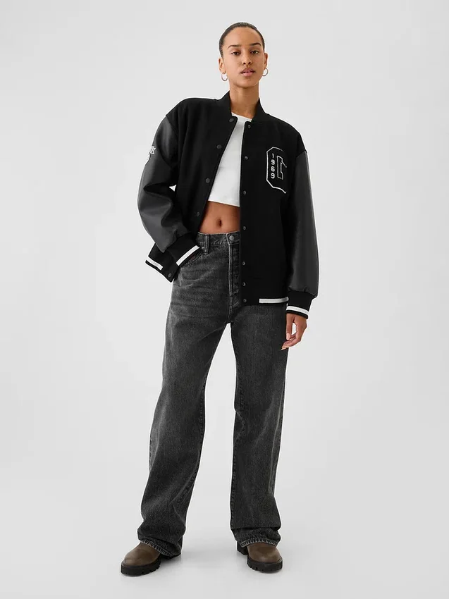 90-talsinspirerade lösa Jeans