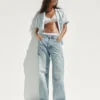 90-talsinspirerade lösa Jeans