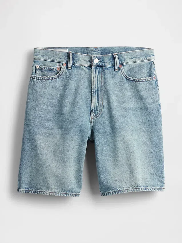 90-talsinspirerade lösa jeansshorts