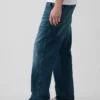 90-talsinspirerade, lösa snickarjeans