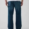 90-talsinspirerade, lösa snickarjeans