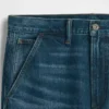 90-talsinspirerade, lösa snickarjeans