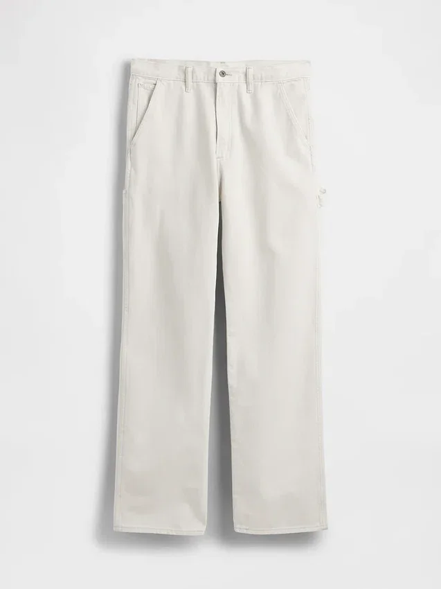 90-talsinspirerade, lösa snickarjeans